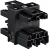 Distributore WAGO 3L sp/3×pr nero 