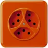 Presa INC basico 3×tipo 13 arancione 