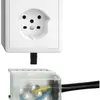 Prise AP EDIZIOdue T15 blanc Snap pour câble plat Powerbus 