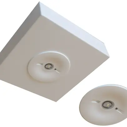 Spot antipanico Lumatec AL 1×3L-RW1-TA-DM, 3W, autonomia 1h, soffitto 