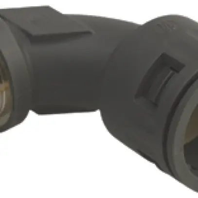 Schlauchverschraubung AGRO 90° M20 grau für ROHRflex-Schlauch Ø21mm 