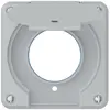 Oberteil robusto für Steckdose IP55 mit Runddichtung & Linse hellgrau 