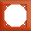 Telaio di copertura EDIZIOdue 80×86mm arancione 