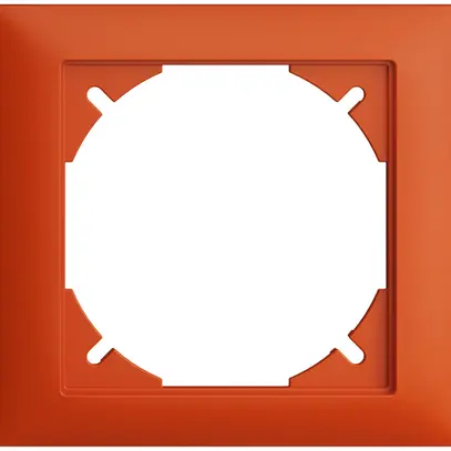 Cadre de recouvrement EDIZIOdue 80×86mm orange 