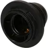 Portalampada E27 materiale sintetico M10×1 nero con bordo 