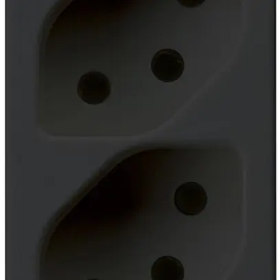 Presa INS 4×tipo 13 morsetti a spina FLF nero 