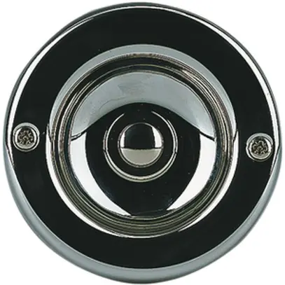 Tasto di suoneria INC Grothe Ø70×28mm ottone lucido cromato 