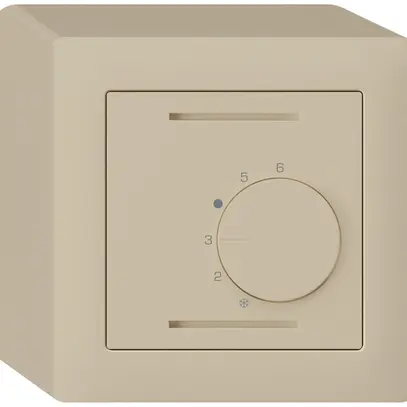 Termostato ambiente AP kallysto beige senza interruttore 