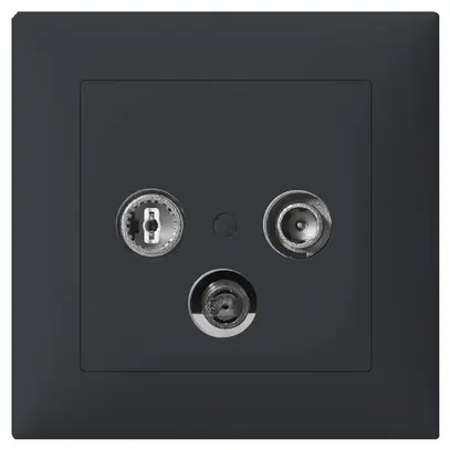 Prise d'antenne ENC SIDUS B TV-R-SAT anthracite 