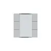 Kit frontal Hager kallysto 6×KNX systemlink/easylink gris clair 