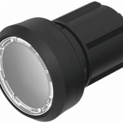 Signal lumineux INC EAO45, clair illum.frontale, anneau noir 