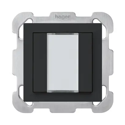 UP-Taster kallysto B KNX 2× s/e-link schwarz 