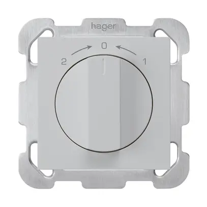 Contatto rotativo INC 1>0<2 grigio chiaro kallysto con manopola 