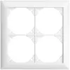 Cadre de recouvrement EDIZIOdue 2×2 blanc 