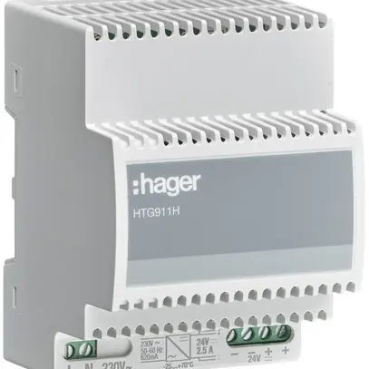 Alimentazione AMD Hager HTG911H 230VAC/24VDC 2.5A 