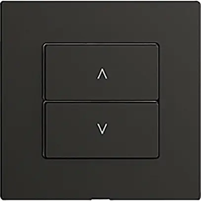 Interrupteur stores 1K/2T WLAN Edue Wiser noir 