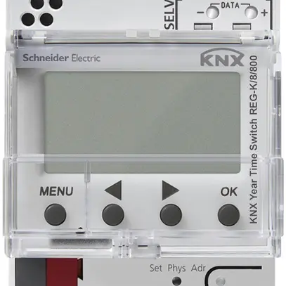 Interruttore orario stagione KNX AMD Schneider Electric 8-canali 