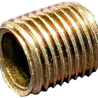 Tube fileté Elektrogros M10×10mm acier zingué par électrolyse 