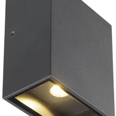 LED-Wandleuchte SLV QUAD XL 1, 3.2W 260lm 3000K IP44 anthrazit 
