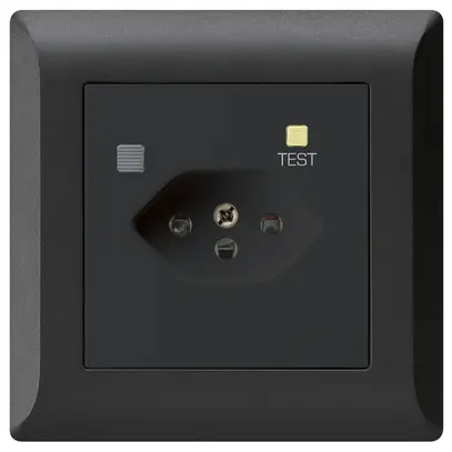 Presa INC KLI T13 FI 30mA nero 