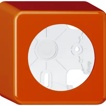 Scatola AP basico arancione h=54mm Ø58mm 