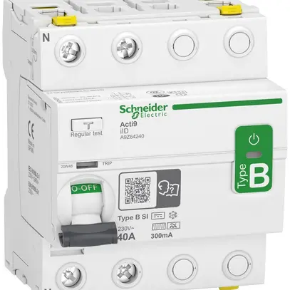 Interruttore differenziale SE Acti9 tipo B-SI 40A 300 mA 2P 400V 