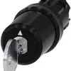 Interrupteur à clé Siemens SIRIUS ACT CES I-O-II (I/O/II) plastique 