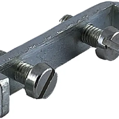 Placca di contatto DEM a 2 vite acciaio galvanizzato 