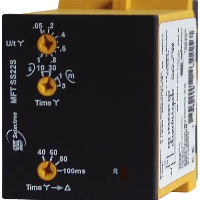 Relais temporisé étoile-triangle 2C 24VAC/DC 110…240VAC 