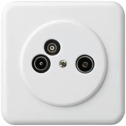 Presa d'antenna INC TV-R-Dati basico C 2GHz 10.5db bianco 