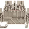 Borne multi-étage Weidmüller ZDK 1.5 connexion à ressort 1.5mm² 2 étages beige 