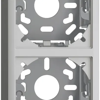 Kappe mit Grundplatte 2×39mm hellgrau für Kombination FX vertikal/horizontal 