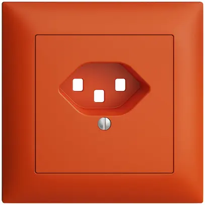 Kit frontale INC EDIZIOdue arancione 88×88mm 1×T23 