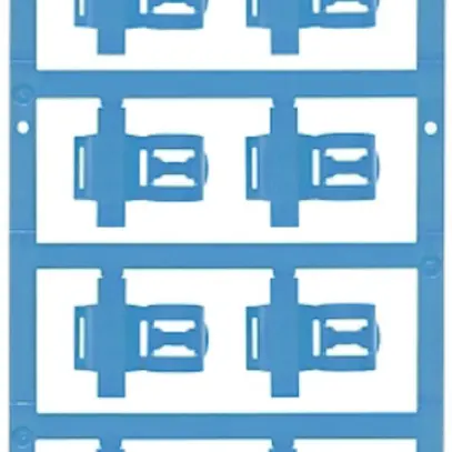 Marqueur de conducteur Weidmüller MultiCard SFC p.Ø3.5…7mm 21×12.5mm PA66 bleu 
