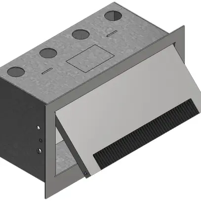 Scatola di muro chromo 250×140×125mm Woertz 