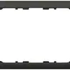 Cadre de recouvrement EDIZIOdue colore pour KNX-Panel 7" noir 