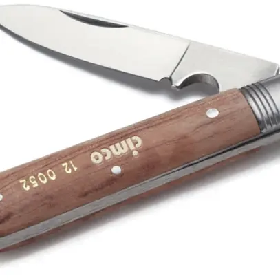 Coltello tascabile CIMCO 1-parte manico in legno 