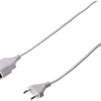 Rallonge MH T11 5m 2×1mm² Tdf blanc 