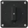 Interruttore rotativo INC robusto IP55 schema 2/1P nero 
