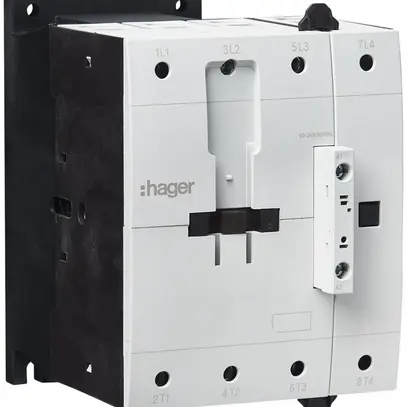 Contattore di potenza Hager 4P 160A da AC-1 tensione di bobina 230VAC 