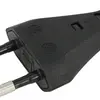 Spina mobile T26 250V/2.5A 2 parti nero 