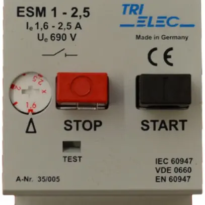 Salvamotore Widap ESM 1 4…6.30A 3L 25A 690V 