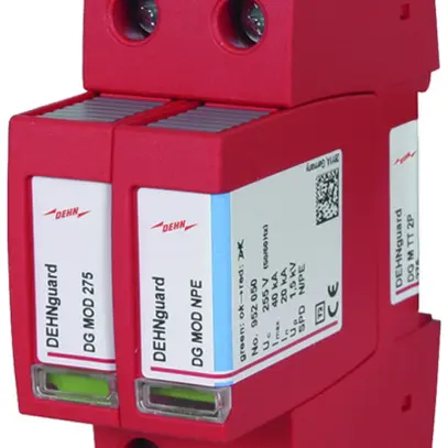 Parasurtension DEHN/elvatec SE DG M TT 2P 275, TN, TT, 230V 20kA 