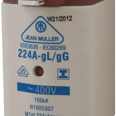 Fusible HPC DIN-1 400V/250A gL/gG verrous de saisie isol. 