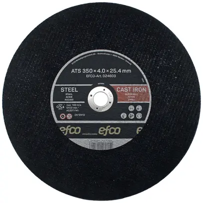 Disque à trancher EFCO ATS Ø350×4×25.4mm 20 pièces 