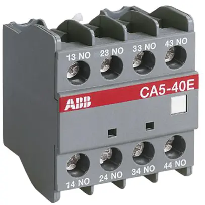Blocco di contatti ausiliare ABB CA5-22M 2Ch/2R 
