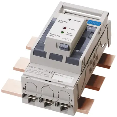 Sezionatore HPC weber.silas DIN00 690VAC 160A pr.INC 70mm al./ba.con.fusibile M8 