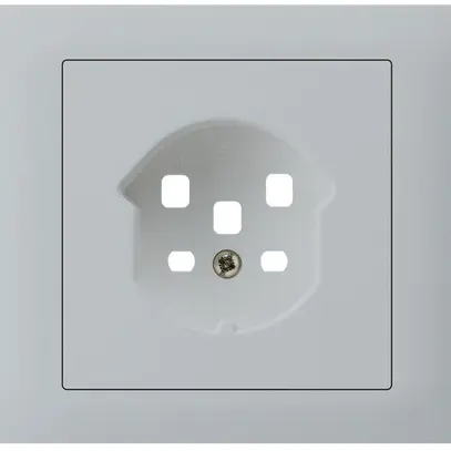 Kit frontale INS kallysto per presa INS G3 1×T25 telaio avvitabile grigio chiaro 