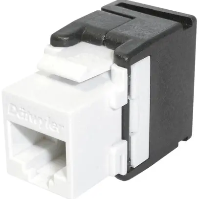 Module RJ45 Dätwyler KU-T 1/8 U cat.6 blanc sans outils 