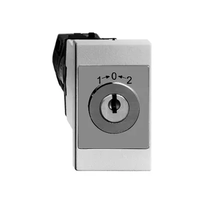 Contatto rotativo a chiavo INS Feller, 1L c.serratura di sicurezza, ne, "1→0←2" 